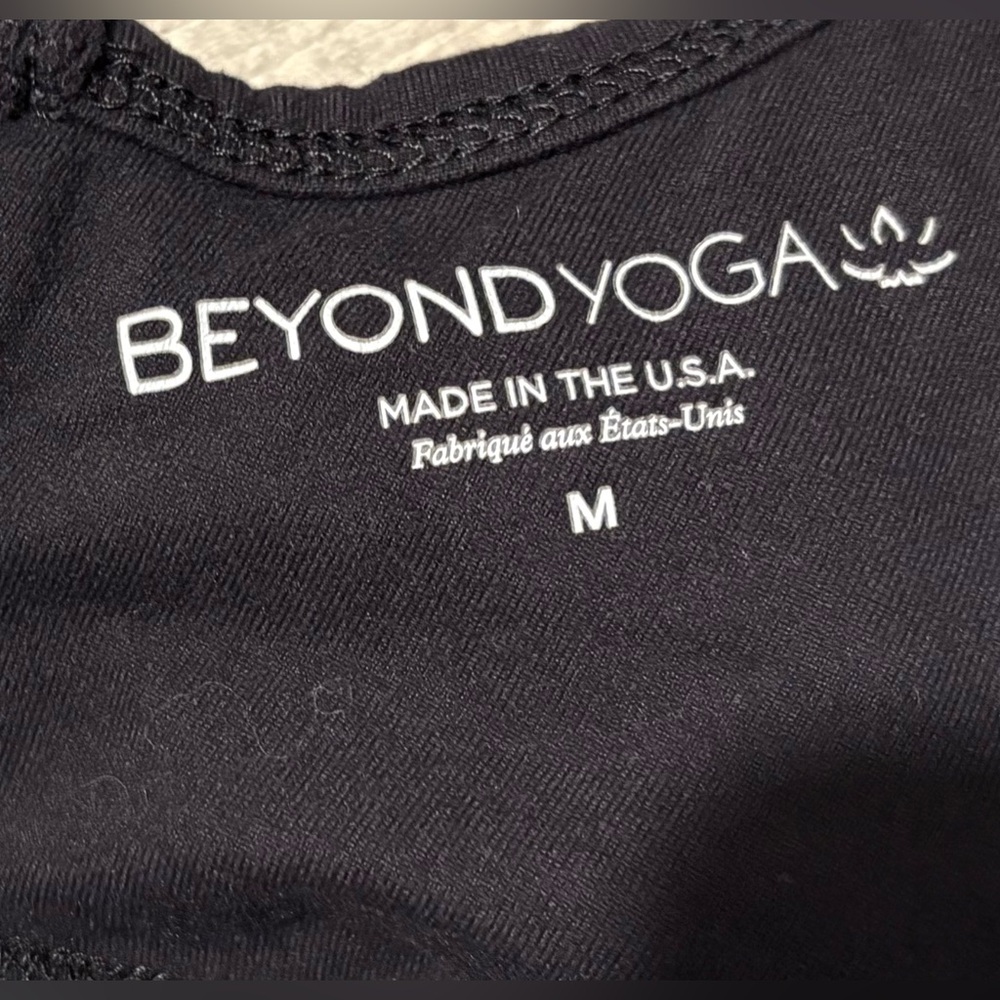 Beyond Yoga black Mesh It Up Sports Bra M - Picture 8 of 10
